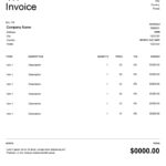 Sales Invoice Template   Free Download For Sales Invoice Template Sample