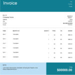 Sales Invoice Template   Free Download Pertaining To Sales Invoice Template Sample