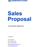 Sales Proposal Template 2024 [Download .Docx] | Business In A Box™ Inside Sales Proposal Sample Template