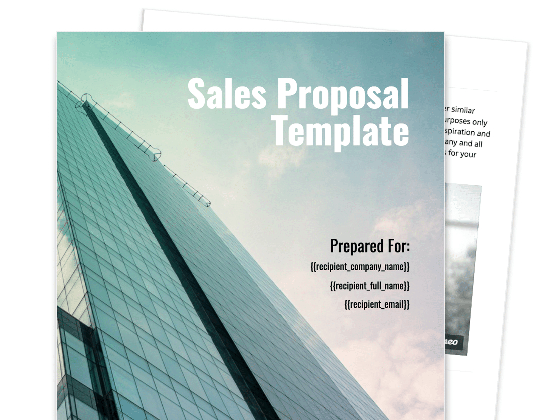 Sales Proposal Template | Proposable with regard to Sales Proposal Sample Template