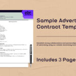 Sample Advertising Contract Template In Word, Pdf, Google Docs Regarding Sample Advertising Contract Template