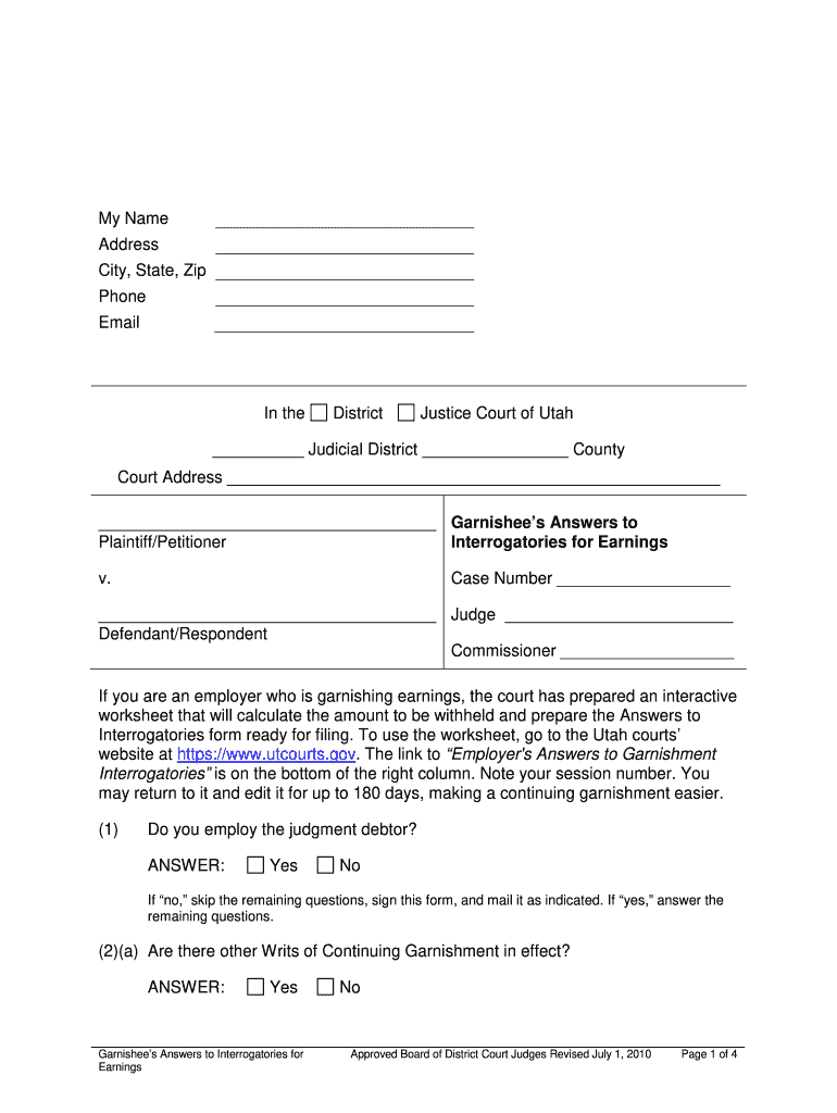 Sample Answers To Interrogatories Divorce: Fill Out &amp;amp; Sign Online for Interrogatories Template And Sample Answers