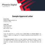 Sample Approval Letter Template   Edit Online & Download Example In Sample Approval Email Template