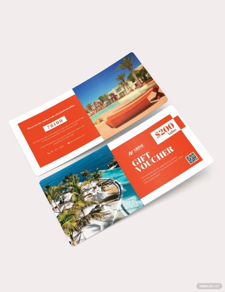 Sample Hotel Voucher Template In Word, Psd, Illustrator, Pages with Hotel Voucher Sample Template