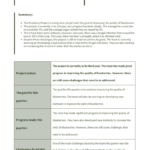 Sample Project Progress Report Template   Venngage For Status Report Template Sample