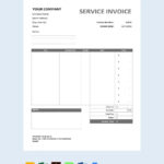 Sample Service Invoice Template In Google Docs, Google Sheets Regarding Service Invoice Sample Template