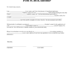 Scholarship Recommendation Letter | Free Example & Templates With Regard To Scholarship Recommendation Letter Samples And Templates