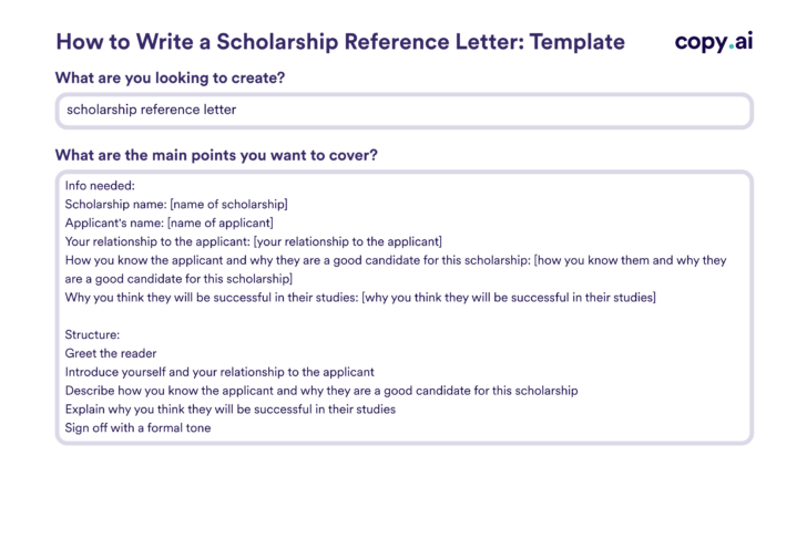 Scholarship Recommendation Letter Samples and Templates