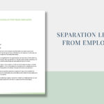 Separation Letter From Employer In Word, Google Docs, Pages With Separation Letter From Employer Sample Template