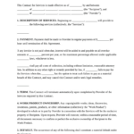 Service Agreement Template | Free Service Contract | Lawdistrict For Maintenance Agreement Sample Template