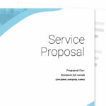 Service Proposal Template   [Free Sample] | Proposable Inside Proposal Sample Template