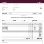 Shipping Invoice Template   Coefficient In Shipping Invoice Template Sample