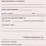 Sick Leave Form Template | Stcharleschill Template With Leave Form Sample Template