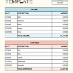 Simple Budget Free Google Sheets & Excel Template   Gdoc.io Pertaining To Budget Sample Template