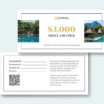 Simple Hotel Voucher Template In Publisher, Pages, Word, Psd In Hotel Voucher Sample Template