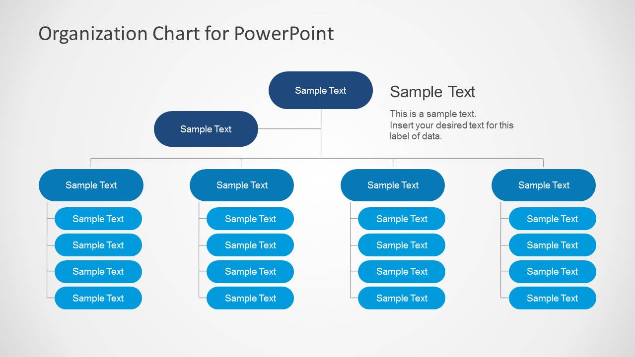 Simple Organizational Chart Template For Powerpoint in Organizational Chart Template Sample Free