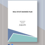 Simple Real Estate Business Plan Template In Word, Pages, Google Throughout Real Estate Business Plan Sample Template