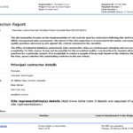 Site Inspection Report Template: Like A Word Doc & Sample Pdf Within Initial Sample Inspection Report Template