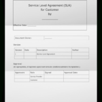 Sla: Free Service Level Agreement Template [Download] | Unrubble Inside Free Service Level Agreement Sample Template