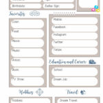 Slam Book Canva Template (Disney Princess Edition) Modern For Slam Book Sample Template