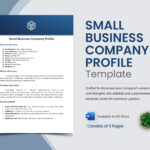 Small Business Company Profile Template In Word, Pdf   Download For Company Profile Sample Template