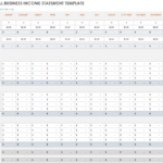 Small Business Income Statement Templates | Smartsheet With Income Statement Template Sample