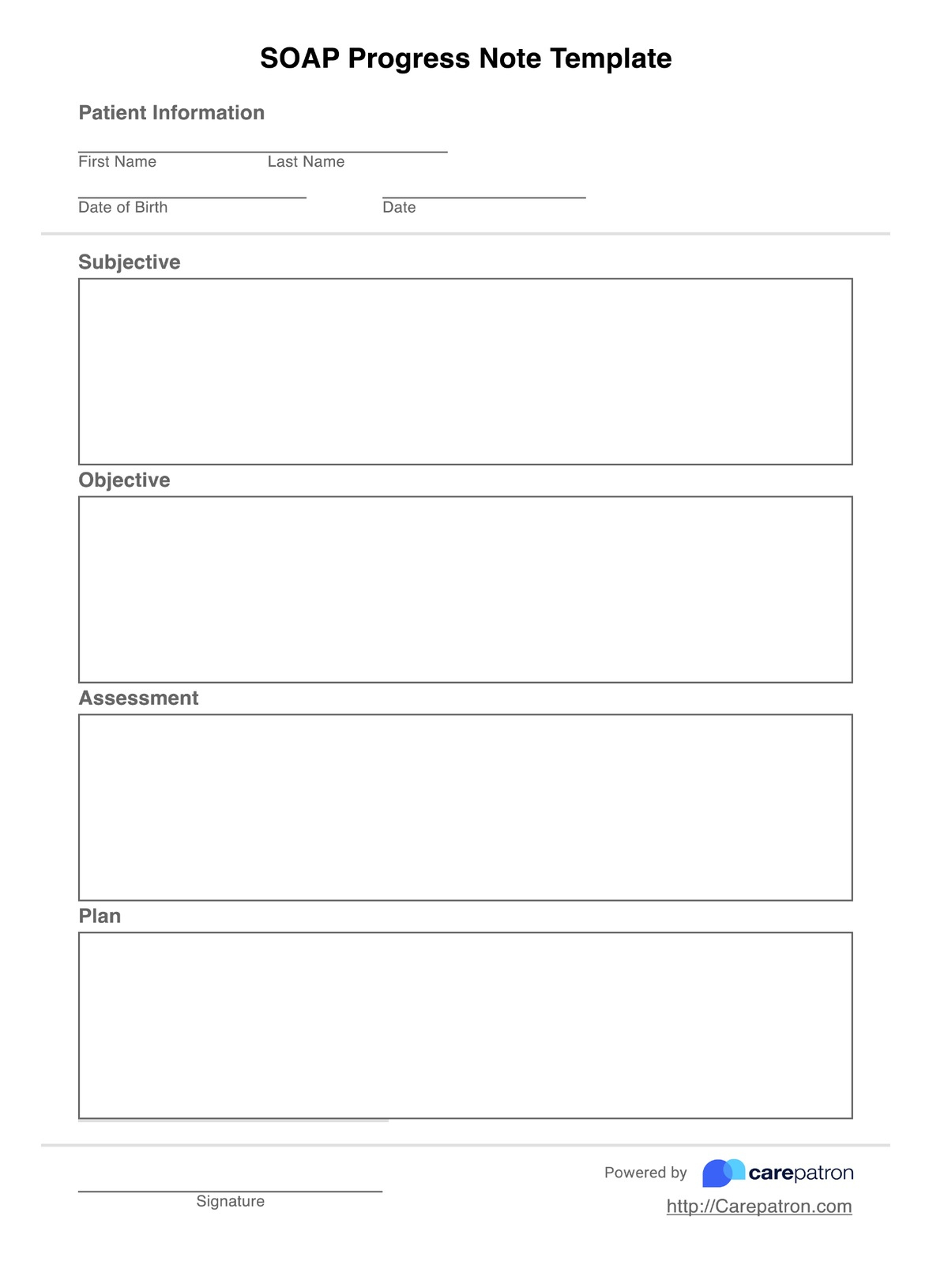 Soap Progress Notes Template &amp;amp; Example | Free Pdf Download regarding Soap Note Sample Template