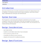 Software Design Document Template | Bit.ai For Documentation Sample Template