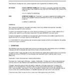 Software Development And License Agreement Template 2024 [Download With Regard To Licensing Agreement Template Sample