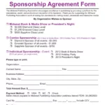 Sponsorship Agreement Form ≡ Fill Out Printable Pdf Forms Online Inside Sponsorship Agreement Sample Template