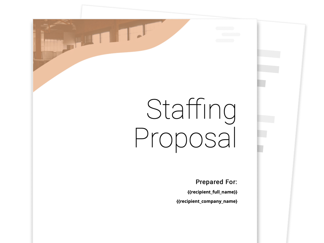 Staffing Agency Proposal Template - [Free Sample] | Proposable inside Proposal To Hire Additional Staff Sample Template
