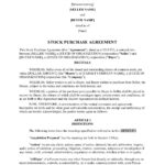 Stock Purchase Agreement | Practical Law | Thomson Reuters Legal Inside Share Purchase Agreement Sample Template