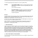 Stock Purchase Agreement Template 2024 [Download .Docx] | Business Regarding Share Purchase Agreement Sample Template