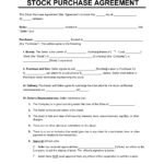 Stock Purchase Agreement Template: Get Free Sample Now For Share Purchase Agreement Sample Template