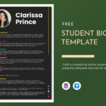 Student Bio Template In Png   Download | Template Throughout Free Bio Sample Template