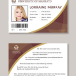 Student Id Card Template In Word, Illustrator, Publisher, Pages For Student Id Card Template Sample