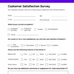 Survey Questionnaire Model Form Template   Venngage Pertaining To Questionnaire Sample Template