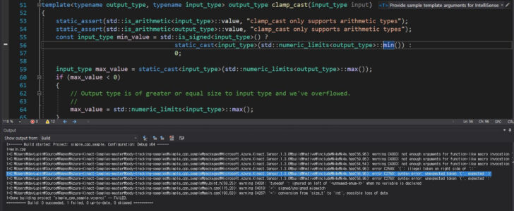 Intellisense Provide Sample Template Arguments