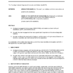 Teaching Contract Template 2024 [Download .Docx] | Business In A Box™ For Teacher Contract Sample Template