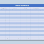 Ten Best Travel Budget Template Excel Free Spreadsheet | Wps Throughout Sample Travel Budget Template