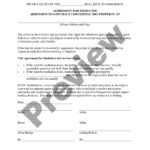 Texas Agreement For Mediation   Mediation Agreement | Us Legal Forms In Mediation Agreement Template Sample