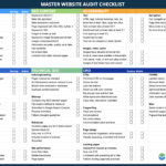 The 6 Part Website Audit Checklist For 2024 [Epic Google Sheet] Throughout Audit Checklist Sample Template