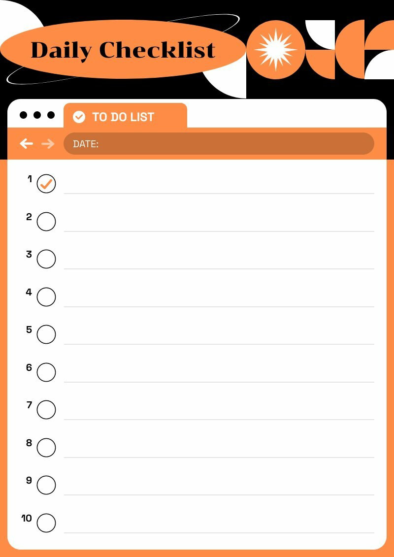 The Ultimate Daily Checklist Templates - Piktochart with Free Checklist Sample Templates