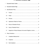 The Ultimate Data Retention Policy Template   High Table With Regard To Data Retention Policy Template Sample