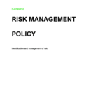 The Ultimate Iso27001 Risk Management Policy Template For Risk Management Policy Sample Template