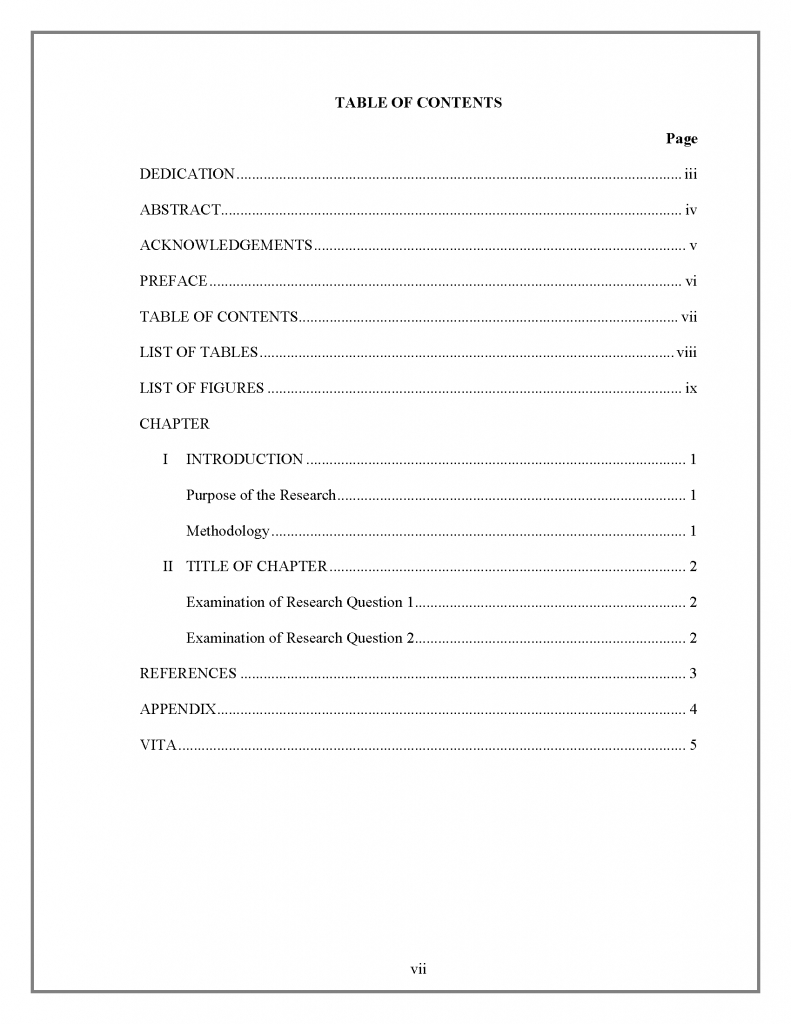 Thesis Format | Dissertation Format | Paper, Structure, Sample with Thesis Sample Template