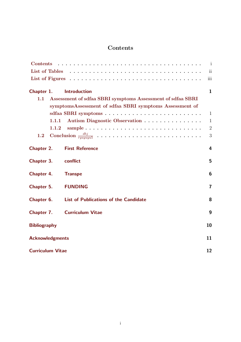 Thesis Format For Kaist Template - Kaist regarding Thesis Sample Template