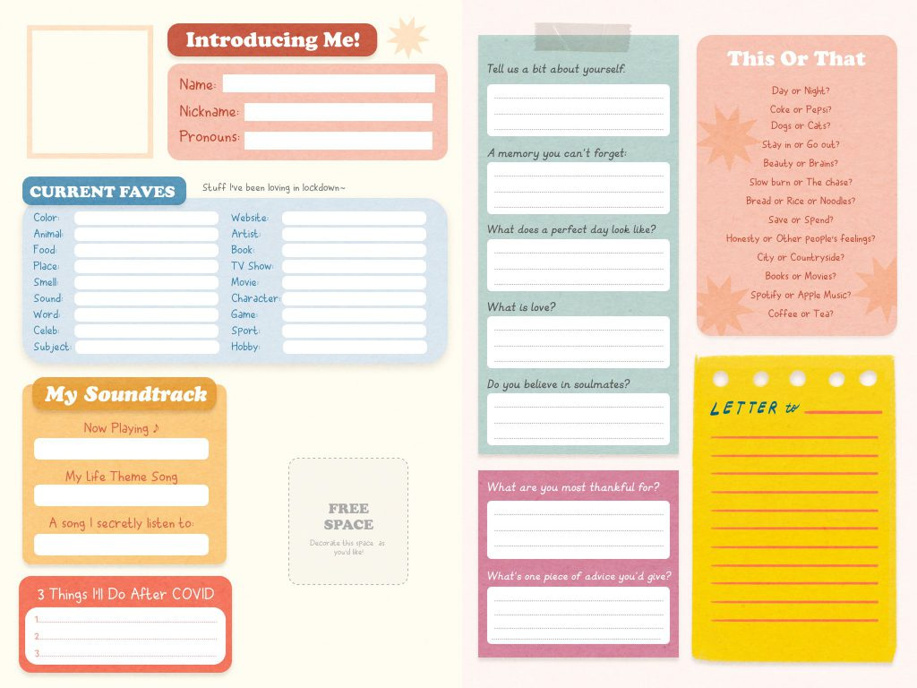 This Covid-Themed Slam Book Is Brimming With Bestie Vibes - Freebiemnl within Slam Book Sample Template