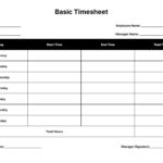 Timesheet Templates: Download & Print For Free! Throughout Timesheet Sample Template