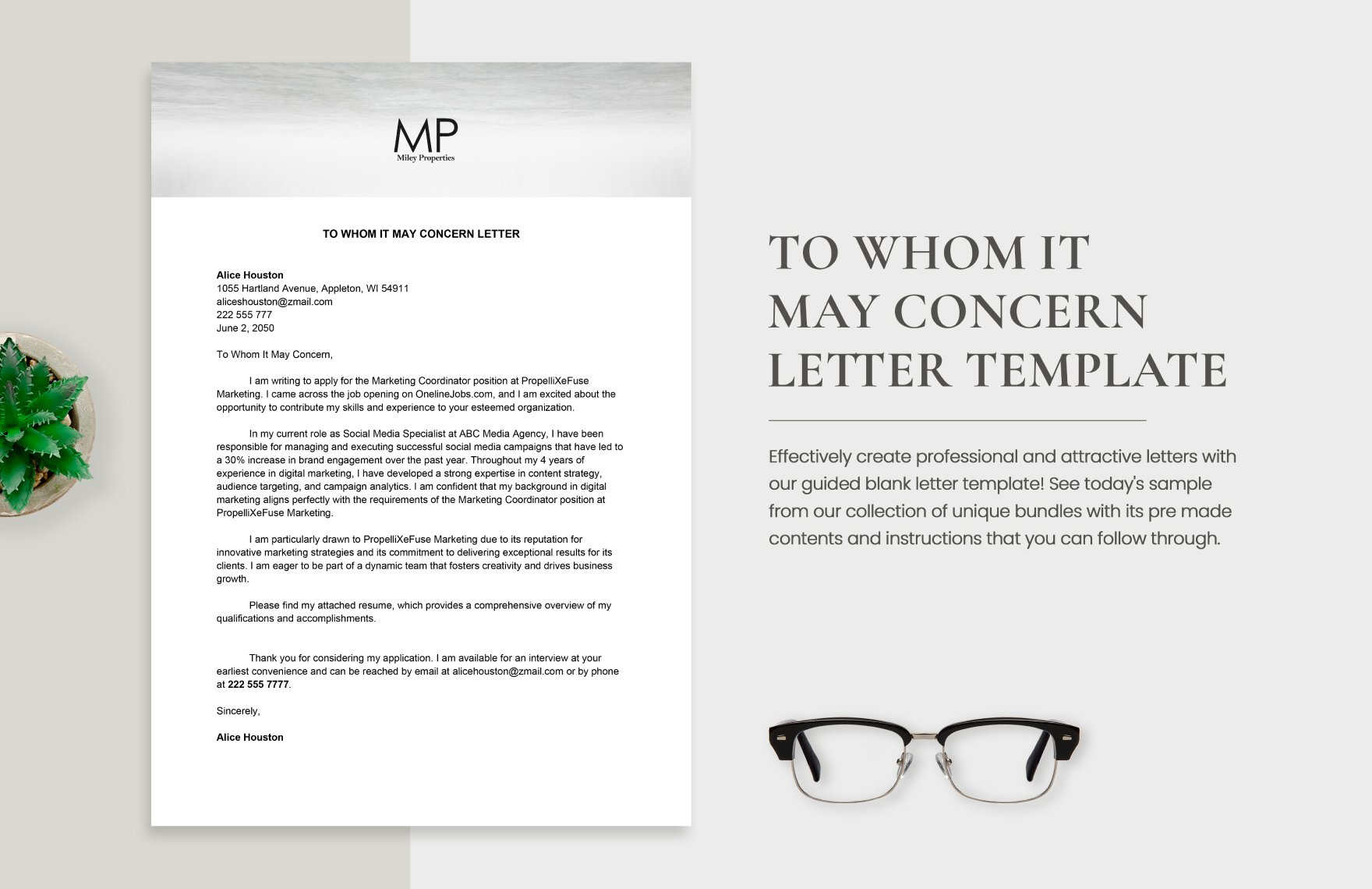 To Whom It May Concern Letter Template In Word, Pdf, Google Docs inside To Whom It May Concern Letter Template Sample